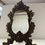 Thumbnail: Vintage French brass vanity mirror