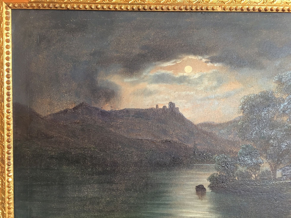 Thumbnail: H. Swartz Original Oil Painting On Canvas