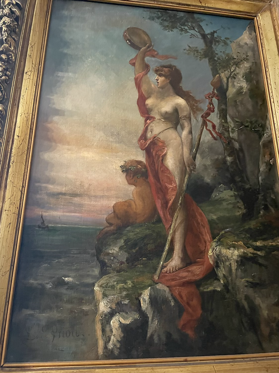 Thumbnail: LOUIS PRIOU (1845-1917) Original Oil Painting On Canvas