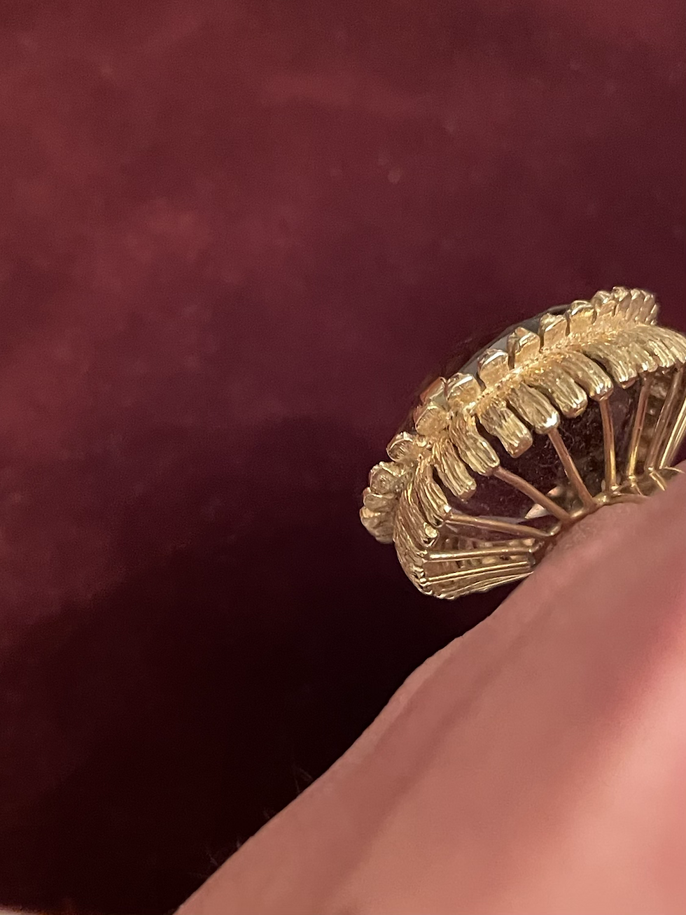 Thumbnail: 14K Yellow Gold Custom Made Ring