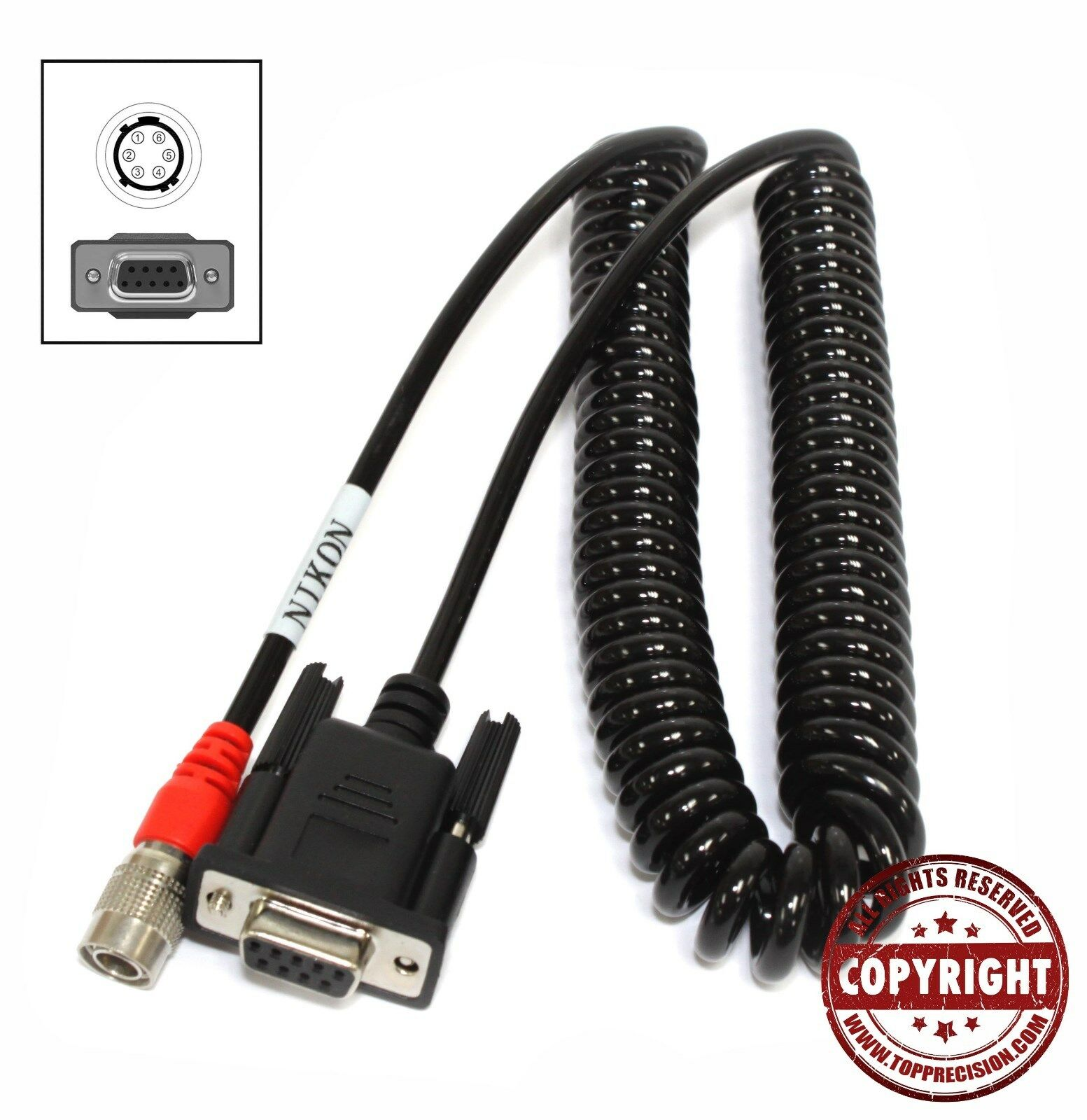 Nikon Total Station to Data Collector Cable