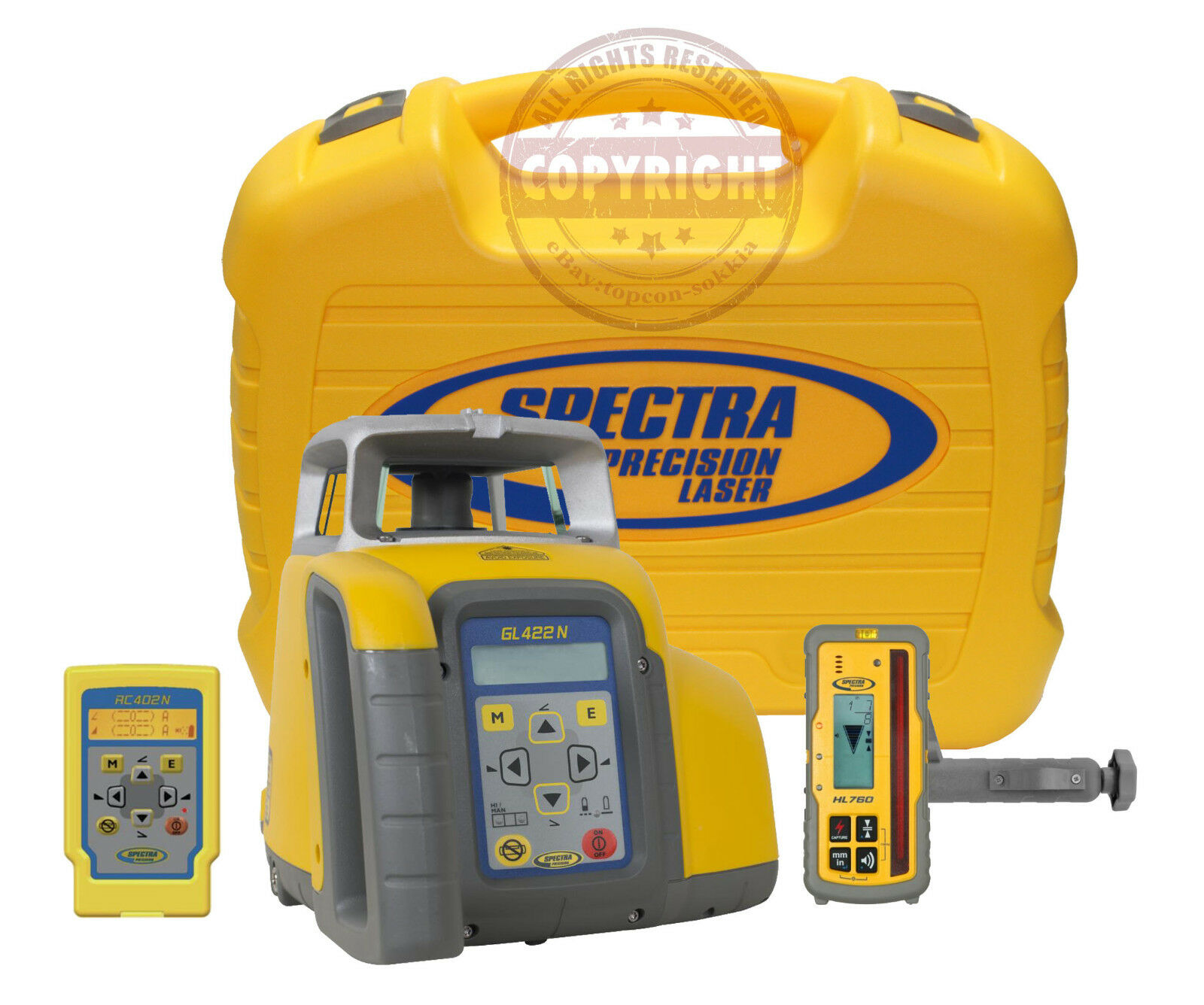 Spectra Precision GL422N + HL760 Self Leveling Rotary Laser Level