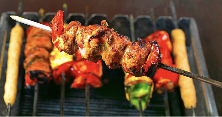 Arranged Food and Objects