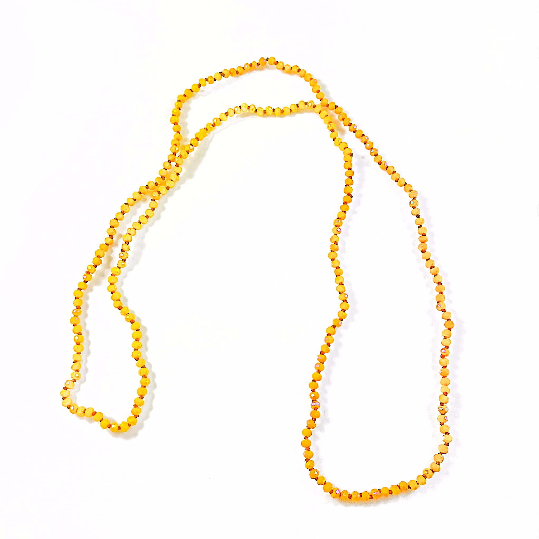 Yellow Bead Knot Chain