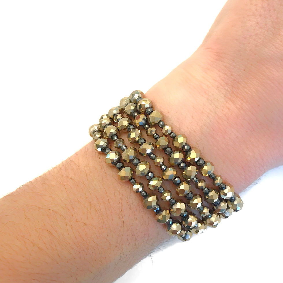Thumbnail: Pewter Crystal Wrap