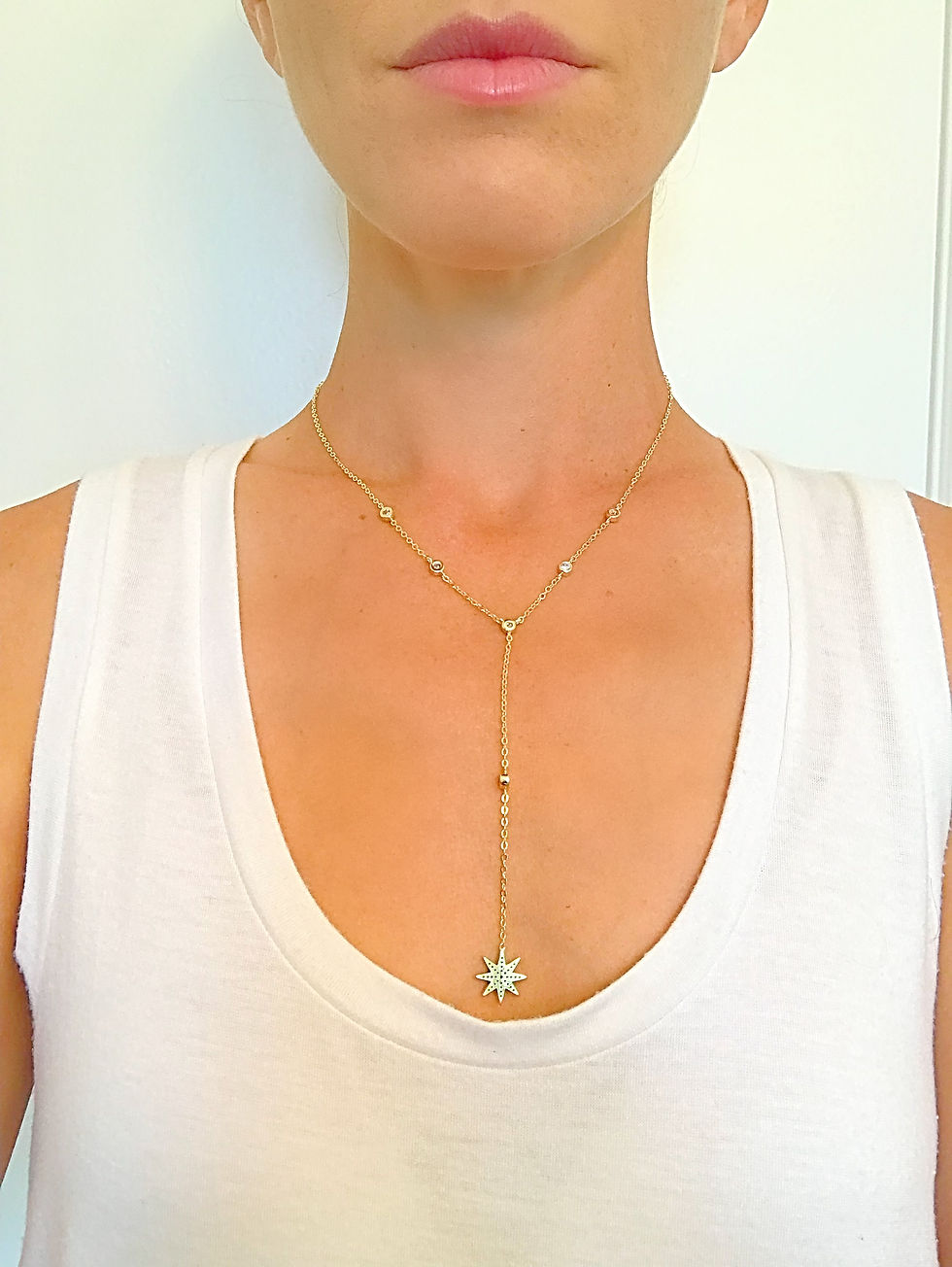 Thumbnail: Gold Starburst Necklace