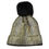 Thumbnail: Metallic Colored Faux Pom Pom Hat