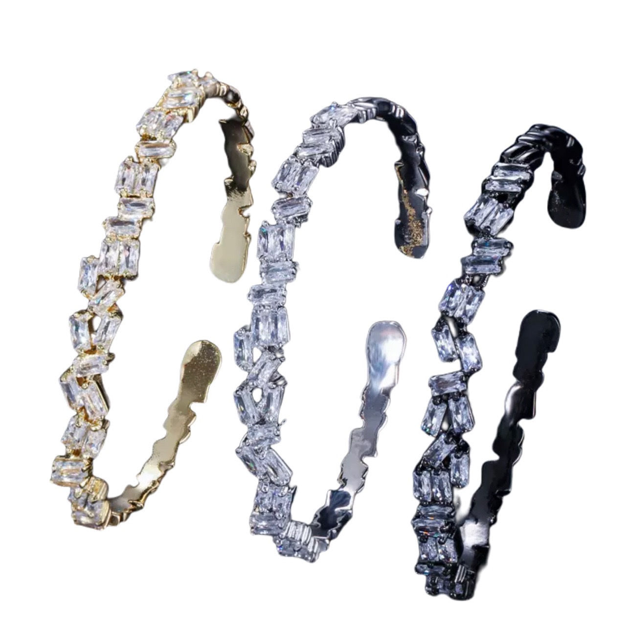 Baguette Cuff Bracelets