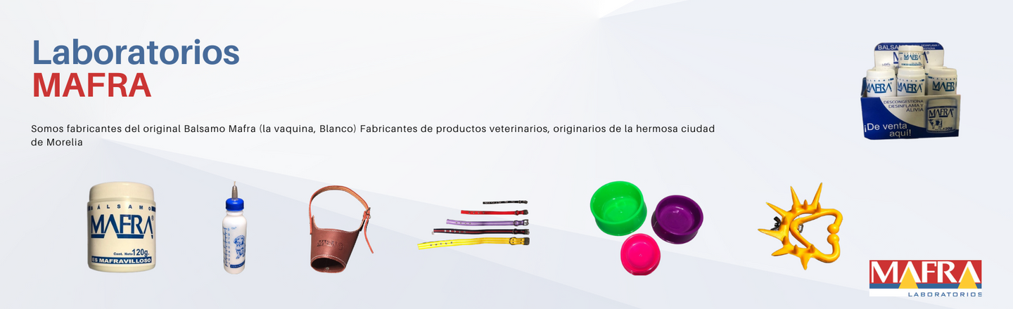 Somos fabricantes del original Bálsamo Mafra (el de La Vaquita)