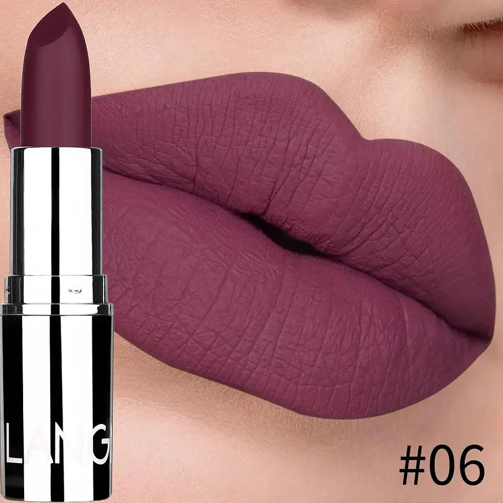 Thumbnail: 8 Colors Matte Bullet Lipstick Waterproof Long-Lasting Velvet Lipstick Easy To W