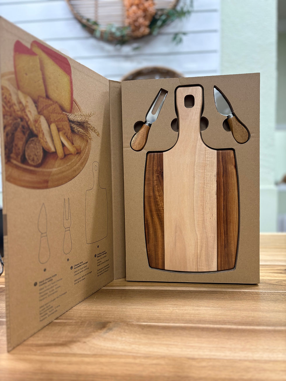 boxed cheese board set