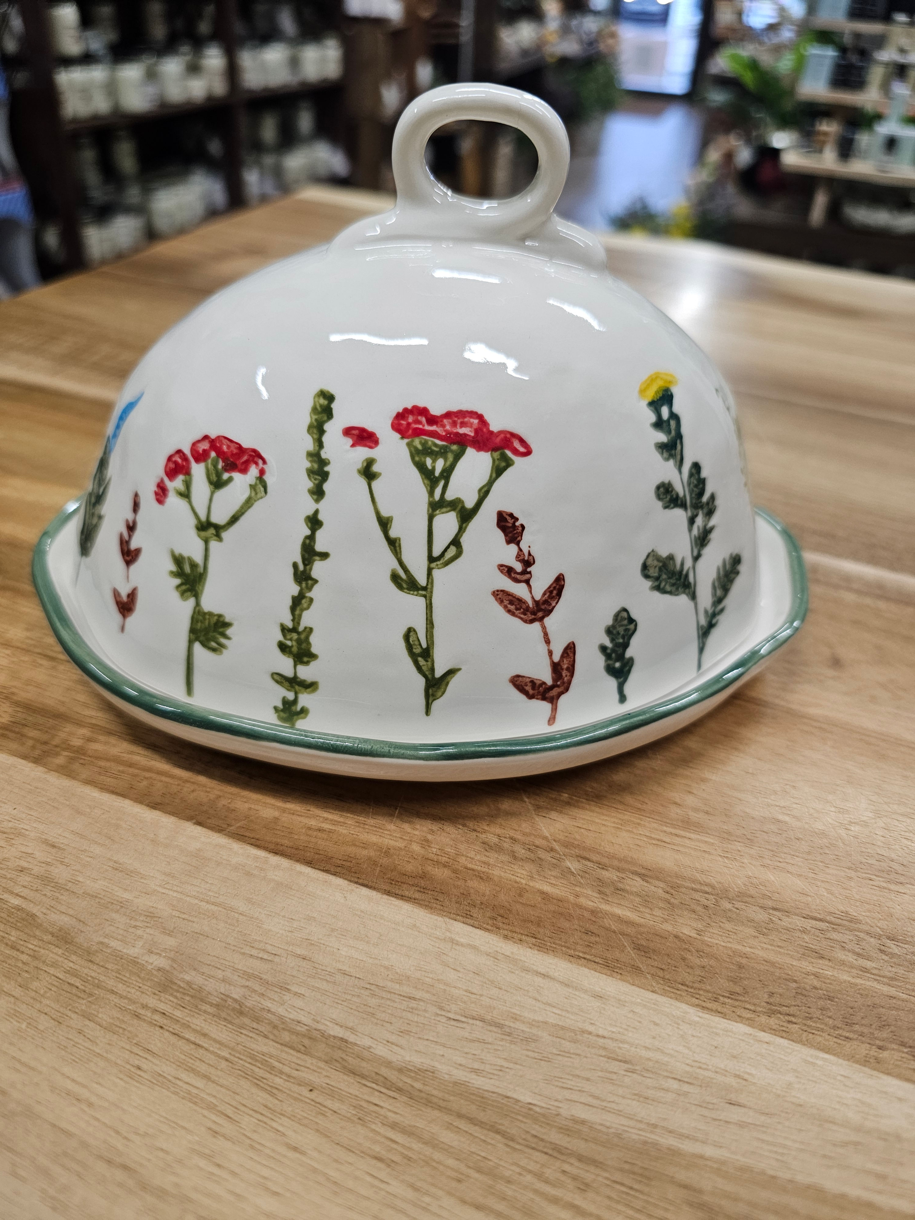 Wildflower Butter Dish