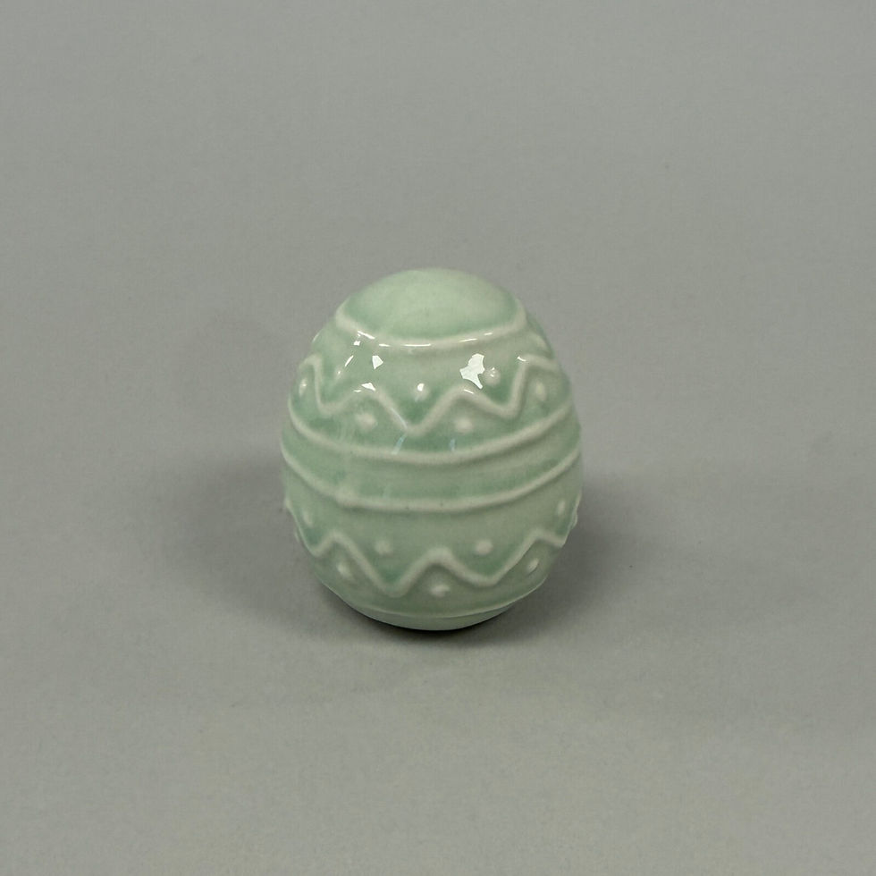 Thumbnail: Porcelain Eggs in 3 assorted colours