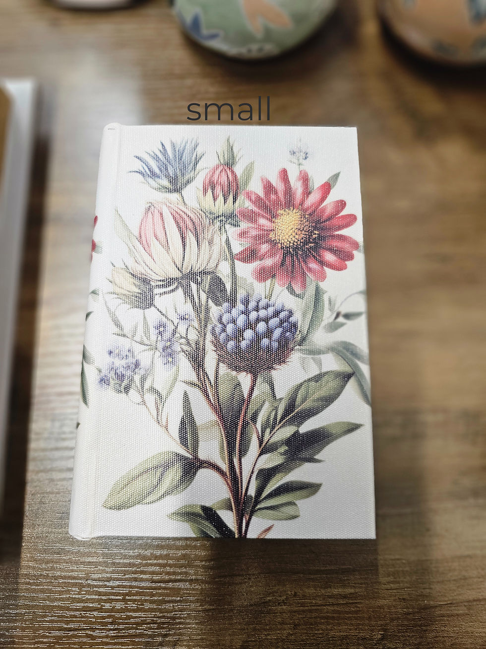 Thumbnail: Floral Canvas Storage Books