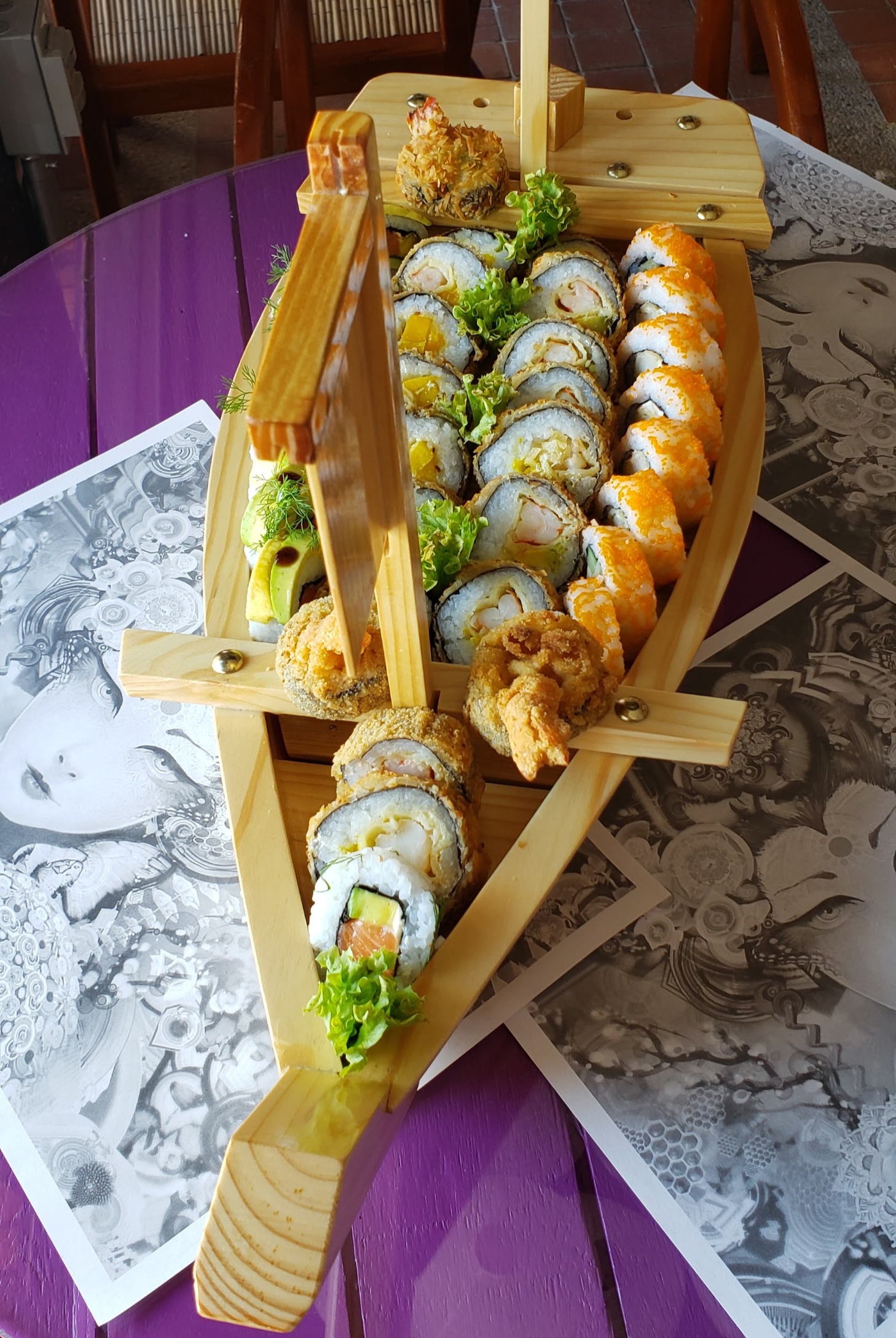 Arranged Food and Objects