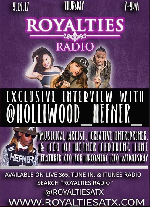 Holliwood Heffner On Royalties Radio
