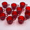 Thumbnail: Vintage 'Panel Grape' Punch Bowl Set in 'Ruby Red'