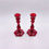 Thumbnail: Mosser Glass 'Candlestick' in 'Red' (Set of two)