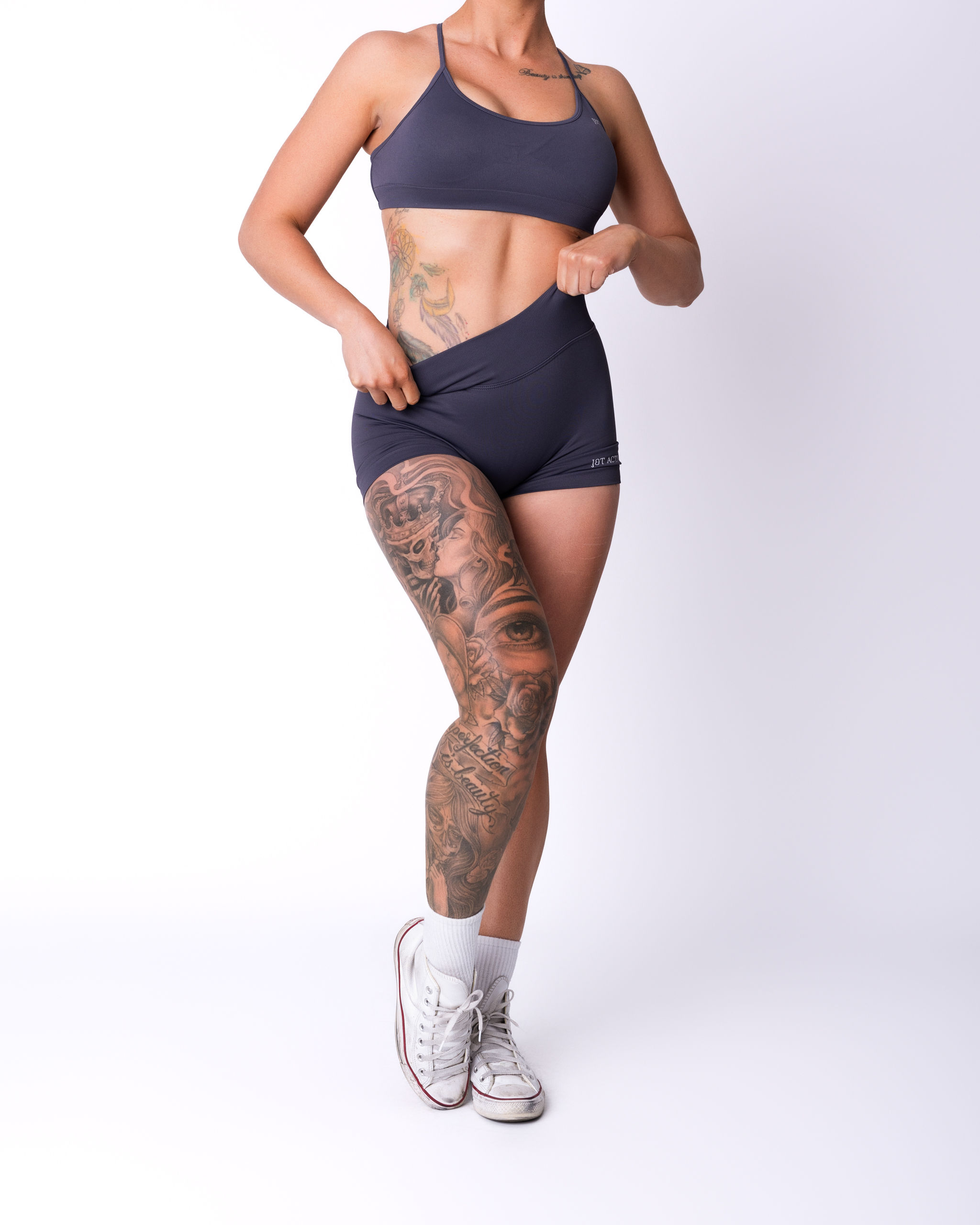 Seamless Shorts Dark Grey
