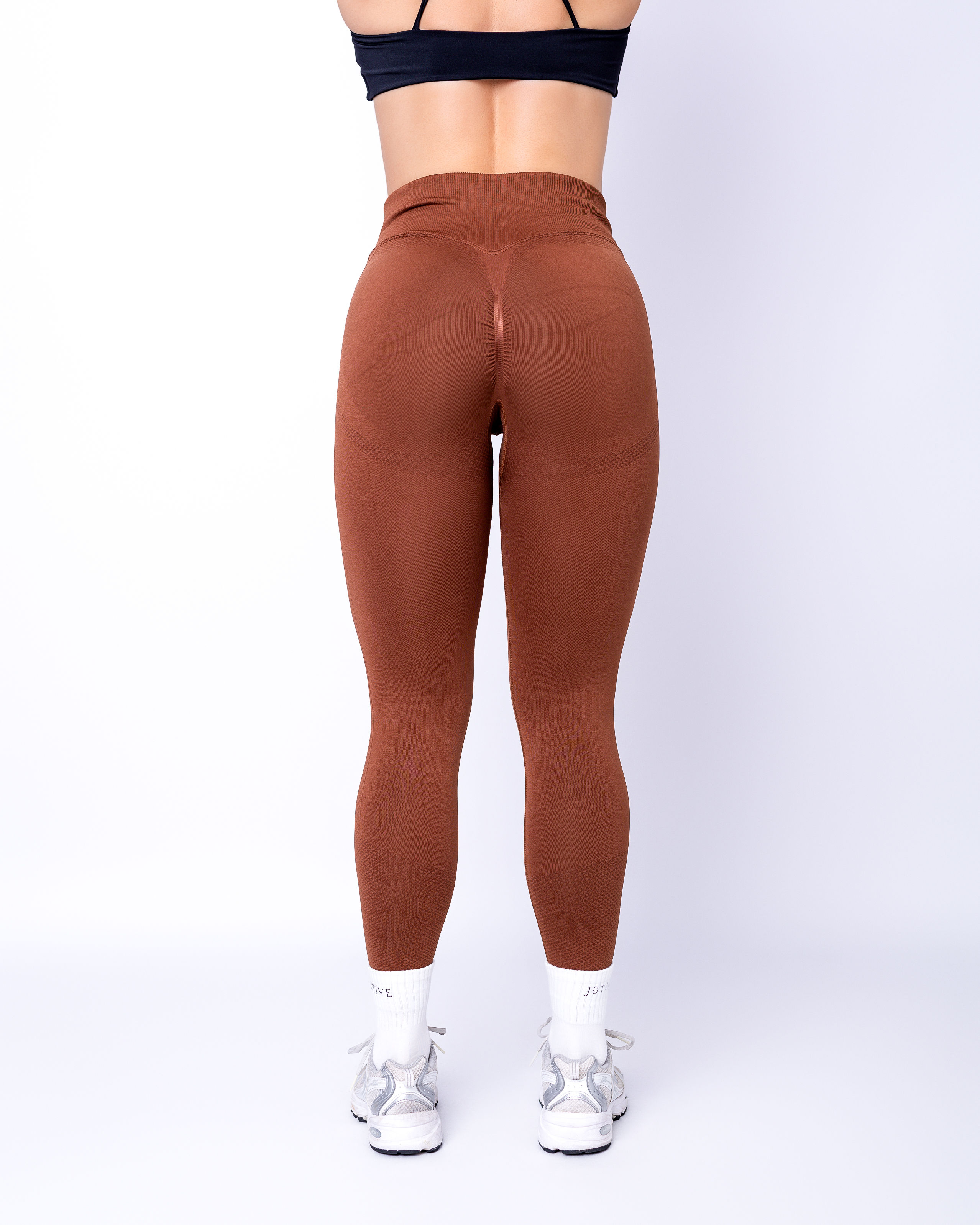 Aura Scrunch Leggings Brown