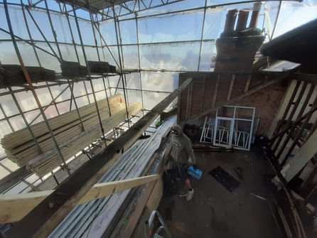 Station Road - Construction in Essex - Picture showing work in process