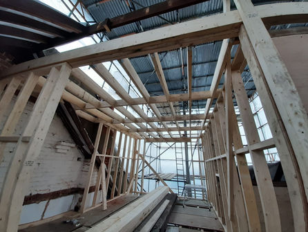 Station Road - Construction in Essex - Picture showing work in process