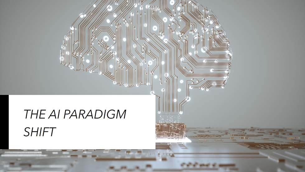 The AI Paradigm Shift