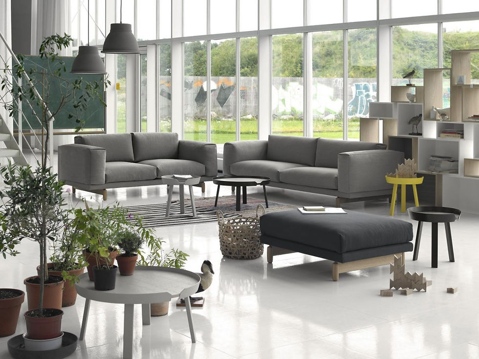 Miniatura: MODERN FABRIC SOFA
