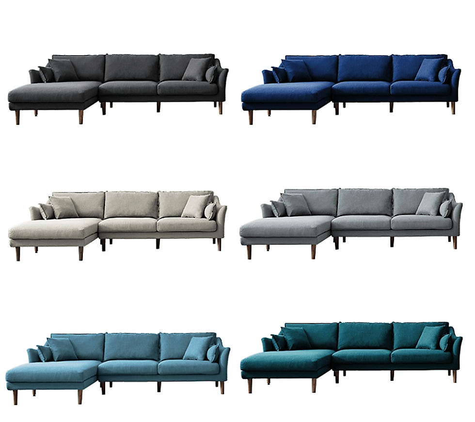 Miniatura: MODERN FABRIC SOFA