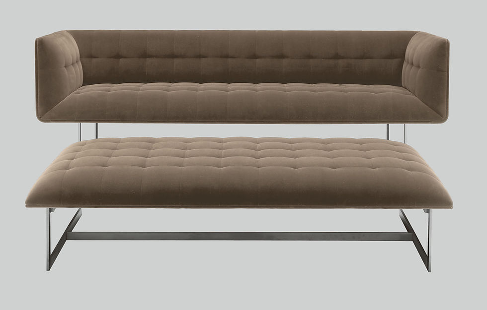 Miniatura: MODERN VELVET SOFA