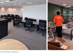 Turnkey Solution for Work Club Global fitout in Melbourne- not for one client but two