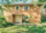 View of the front door of Truehouse and the side of the building, PEC, Prince Edward County, Waupoos, Truehouse