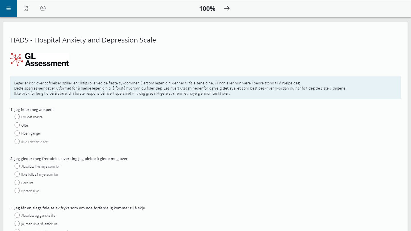 Hospital Anxiety and Depression Scale
