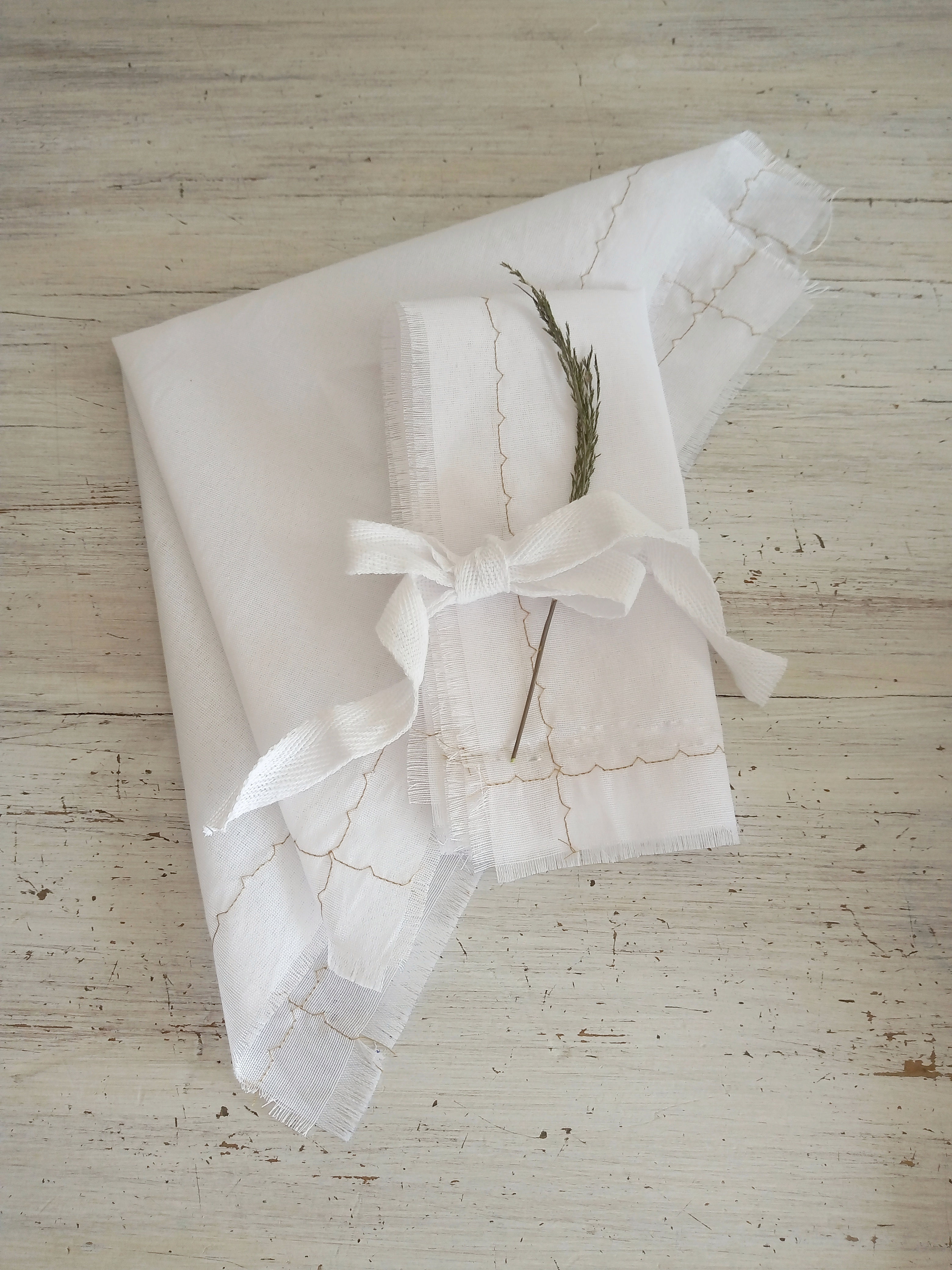 Servilletas bordadas