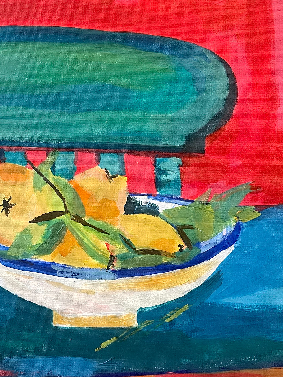 Thumbnail: Annie Meier Acrylic Painting - Sunflowers!