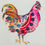 Thumbnail: Colourful Stencilled Chicken