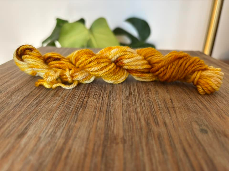 Thumbnail: Sunset Canyon Superwash Merino Hand Dyed Mini Skeins