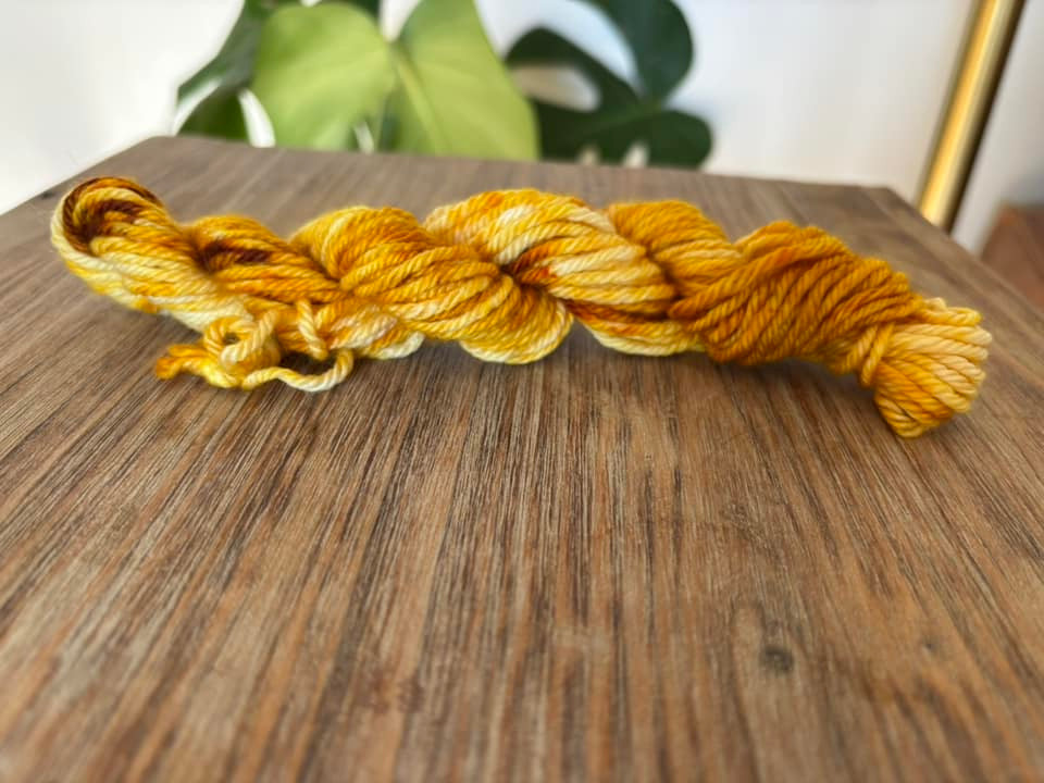 Thumbnail: Sunset Canyon Superwash Merino Hand Dyed Mini Skeins