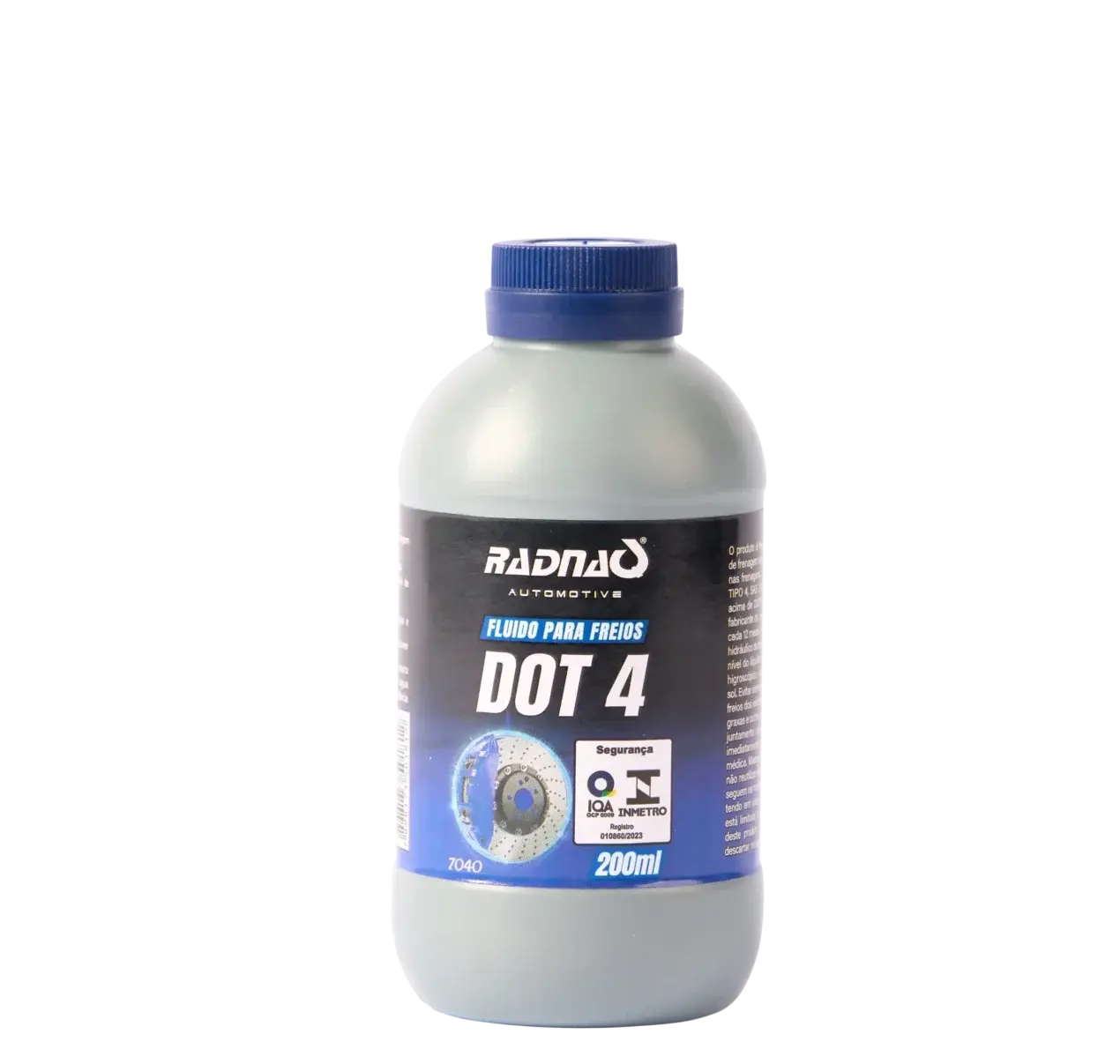 FLUIDO FREIO DOT 4 200ML RADNAQ