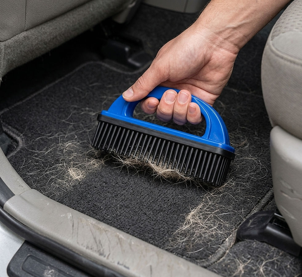 Miniatura: ESCOVA REMOVE PELOS DE CARPETE E ESTOFADOS