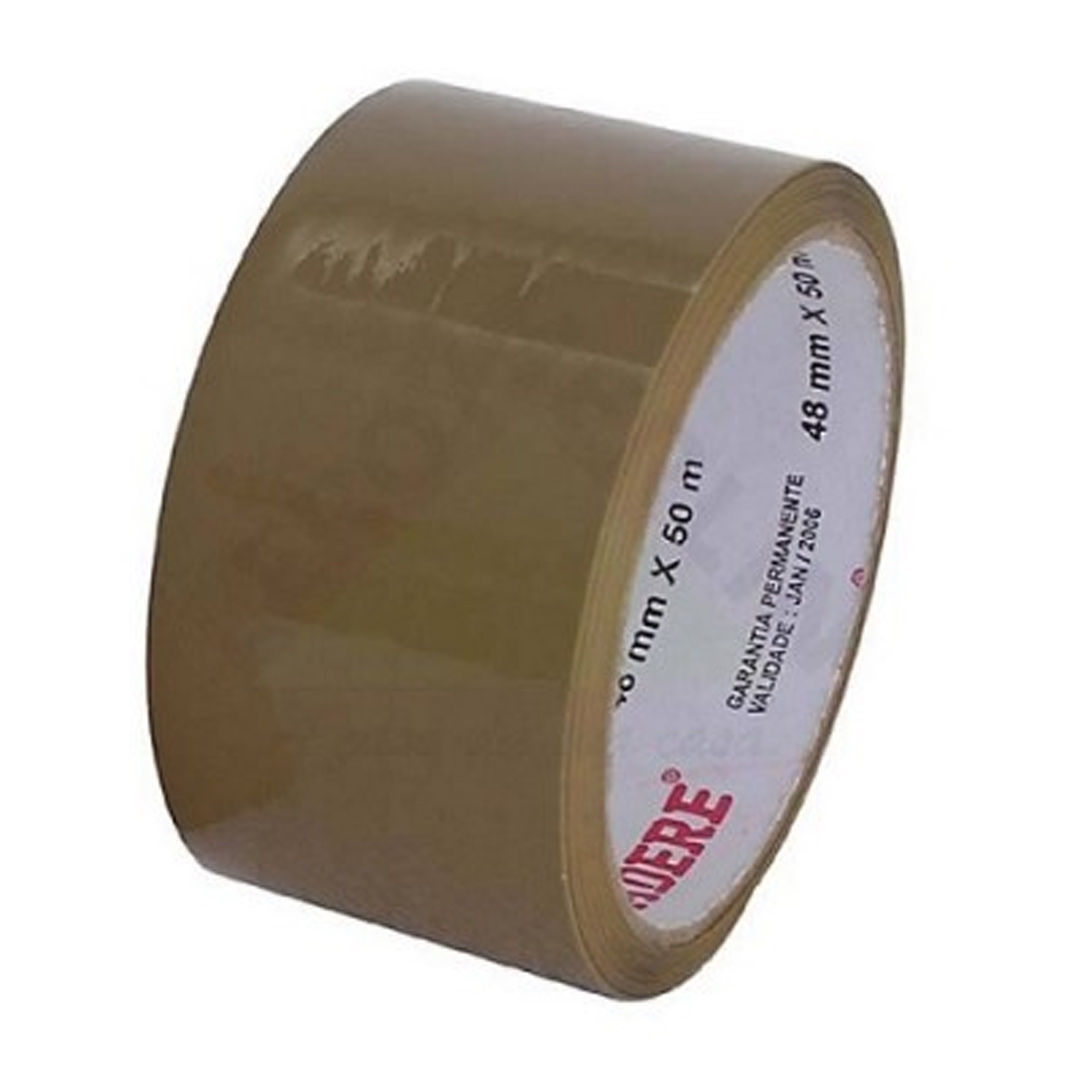 FITA EMBALAGEM MARROM 45MMX40M ADERE