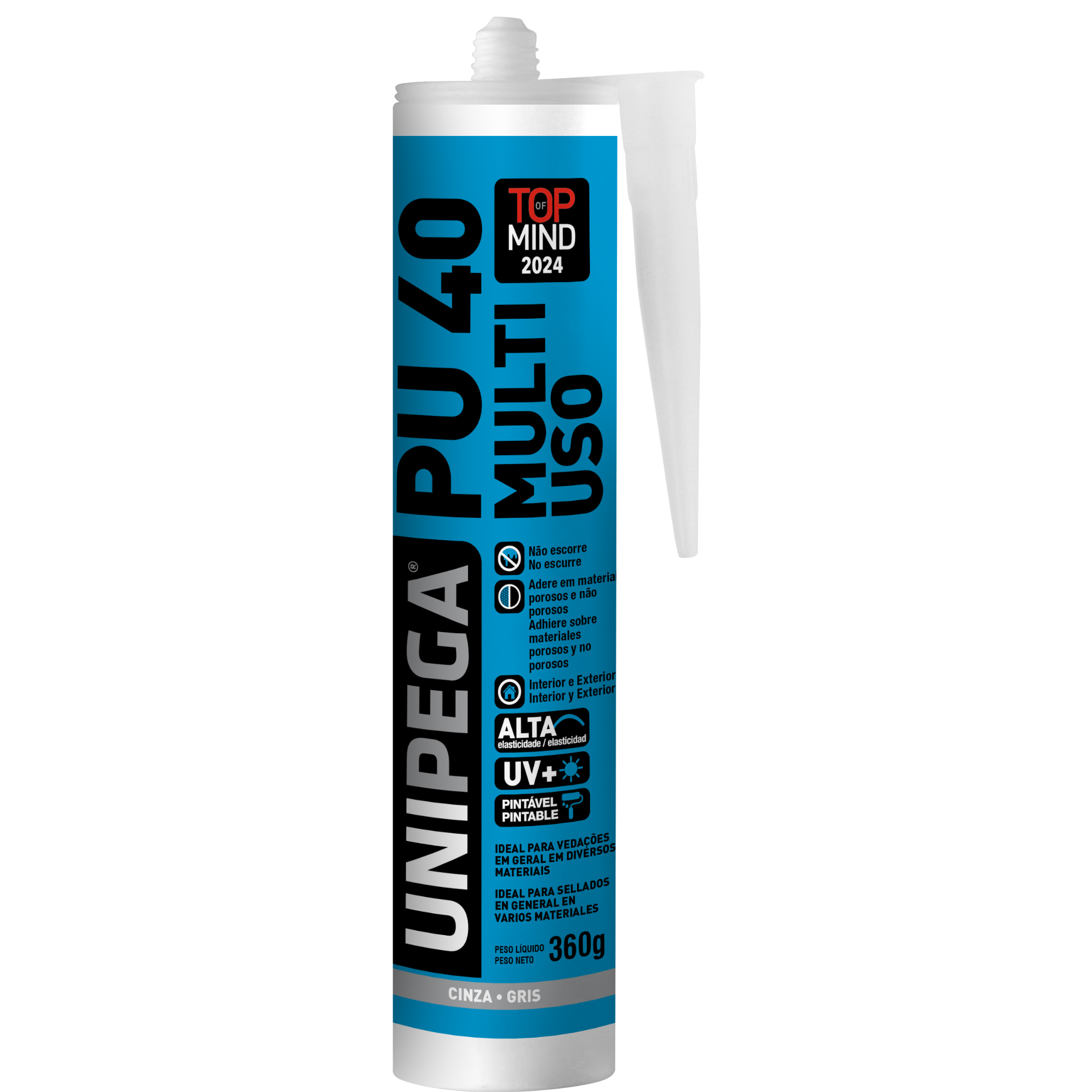 PU 40 CINZA 400G UNIPEGA