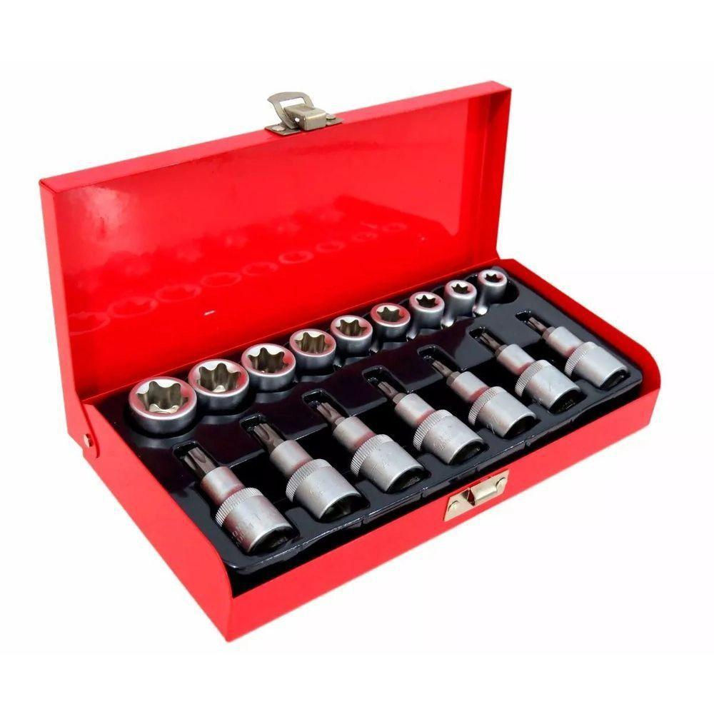 SOQUETES JOGO C/PONTA TORX C/16 PCS 7VI