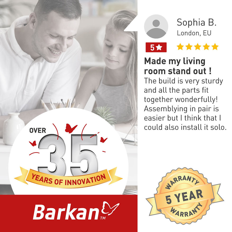 תמונה ממוזערת: דגם נורית - כוננית ברקן 5 מדפים