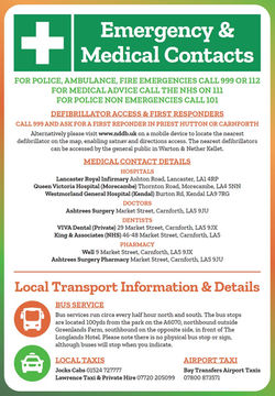 Emergency, Medical & Local Transport
