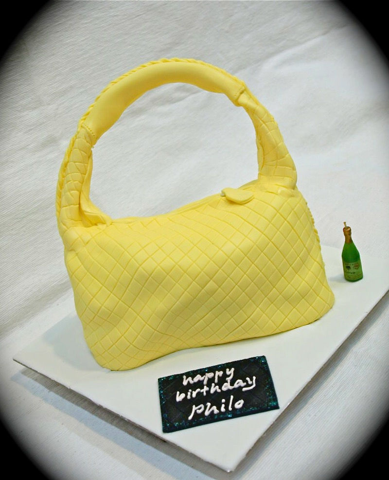 Bottega Veneta yellow bag