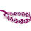 Thumbnail: Magenta Hearts Bracelet
