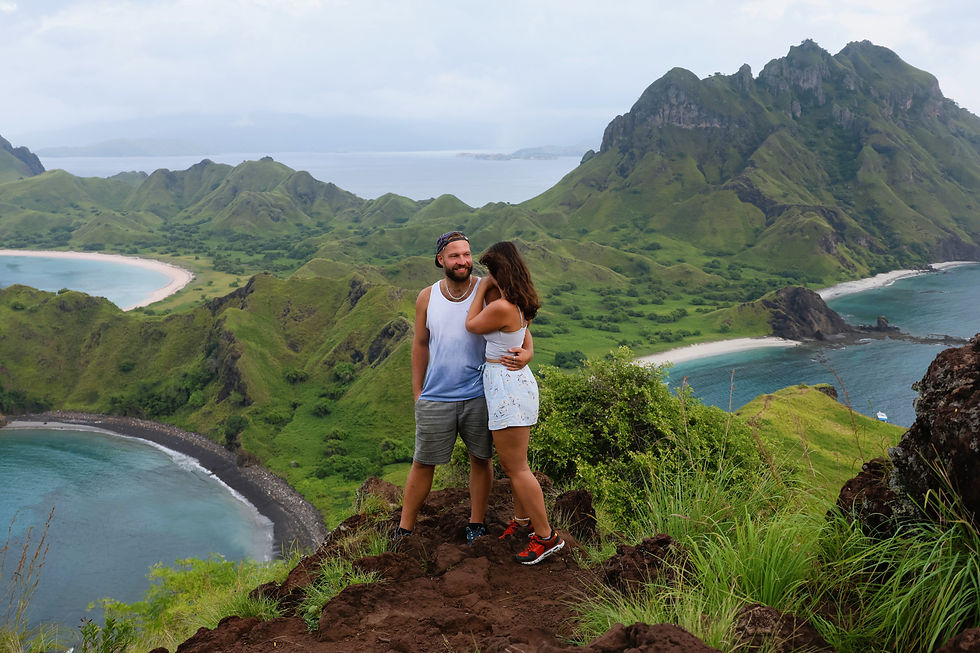 Widok na Wyspy Komodo