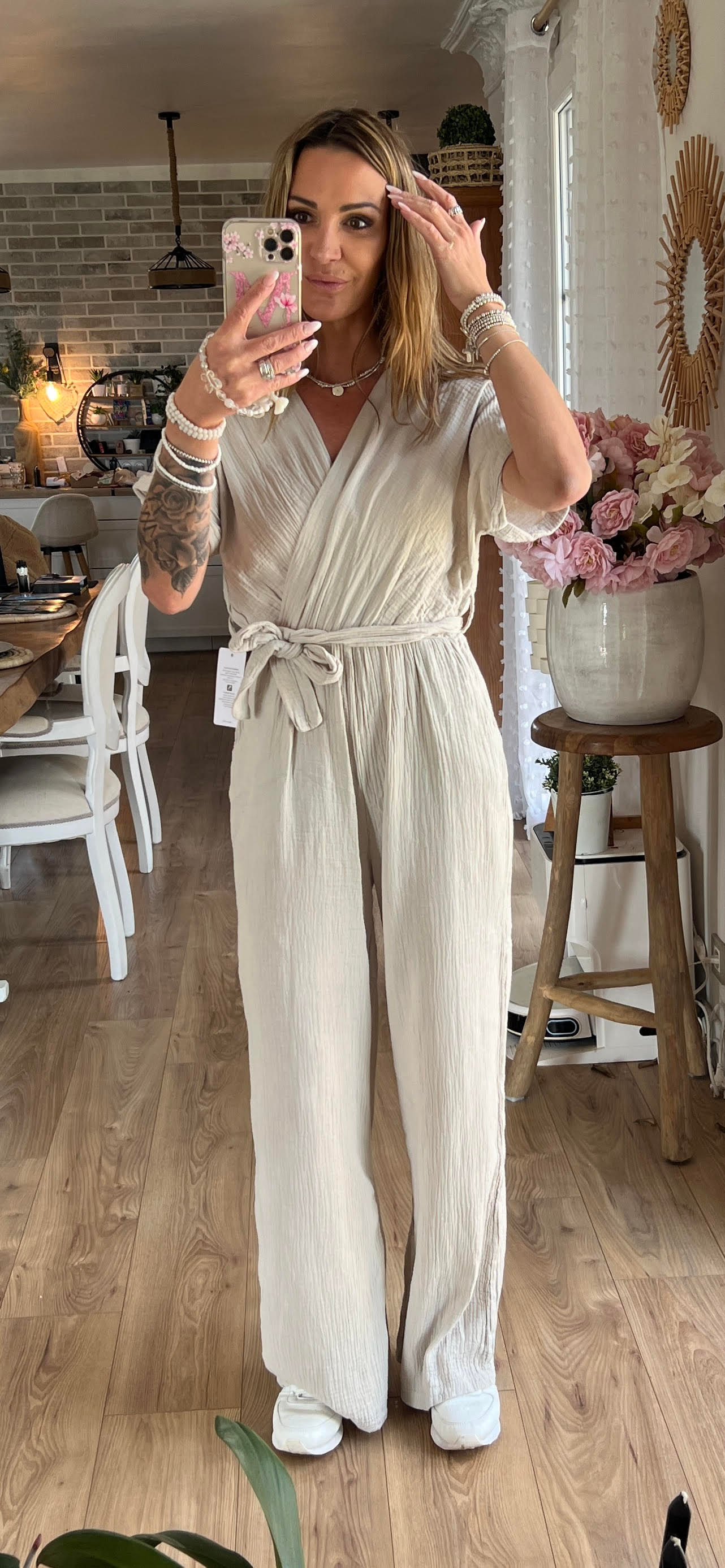 Combinaison "INDILA" beige