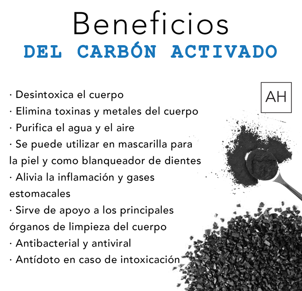 Resultado de imagen para beneficios del carbon activado